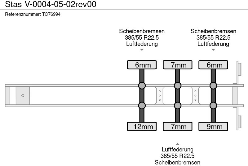 Stas V-0004-05-02rev00 - Kipper oplegger: afbeelding 4 Stas V-0004-05-02rev00 - Kipper oplegger: afbeelding 4
