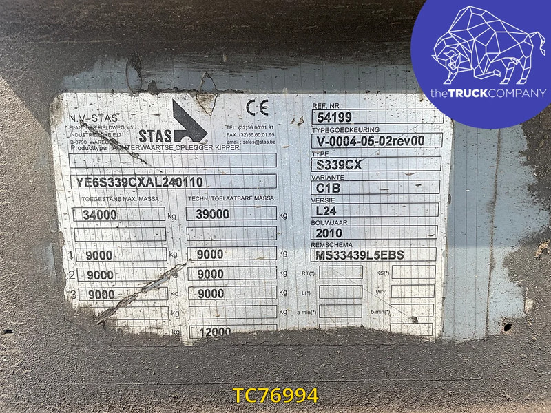 Stas V-0004-05-02rev00 - Kipper oplegger: afbeelding 3 Stas V-0004-05-02rev00 - Kipper oplegger: afbeelding 3