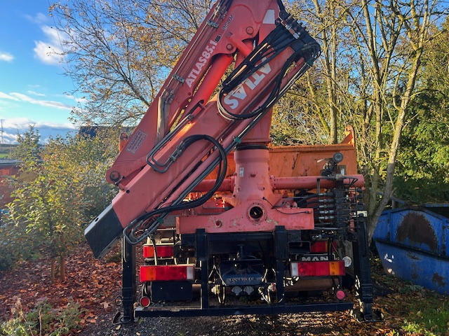 MAN 19 293 4x4 Kran Atlas 85.1 A2 - Kipper vrachtwagen: afbeelding 2 MAN 19 293 4x4 Kran Atlas 85.1 A2 - Kipper vrachtwagen: afbeelding 2