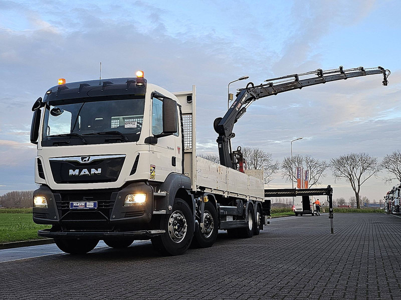 MAN 35.420 TGS HIAB 228ES-5,8x2*6 - Vrachtwagen met open laadbak, Kraanwagen: afbeelding 1 MAN 35.420 TGS HIAB 228ES-5,8x2*6 - Vrachtwagen met open laadbak, Kraanwagen: afbeelding 1