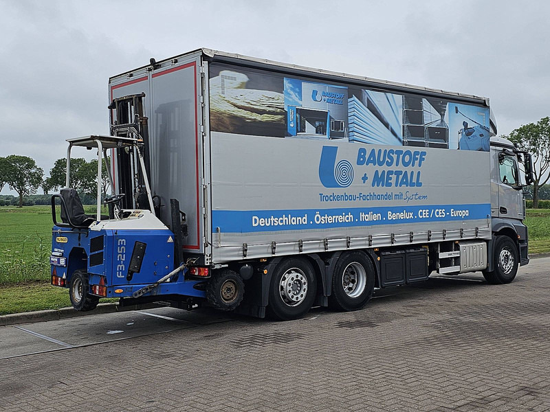 Mercedes-Benz ANTOS 2543 + FORKLIFT PALFINGER - Schuifzeilen vrachtwagen: afbeelding 3 Mercedes-Benz ANTOS 2543 + FORKLIFT PALFINGER - Schuifzeilen vrachtwagen: afbeelding 3