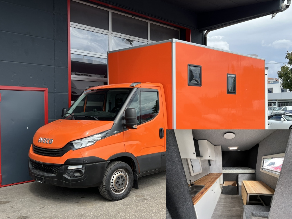 Iveco Daily 35S14 Klima Orig.127'km Küche Doppelbett - Camper: afbeelding 1 Iveco Daily 35S14 Klima Orig.127'km Küche Doppelbett - Camper: afbeelding 1