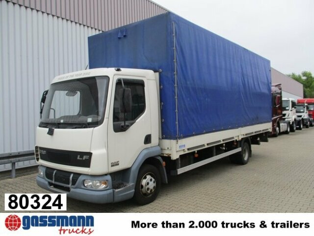 DAF DAF AE 45.150 LF 4x2, Plane Spriegel LBW - Vrachtwagen met open laadbak: afbeelding 1 DAF DAF AE 45.150 LF 4x2, Plane Spriegel LBW - Vrachtwagen met open laadbak: afbeelding 1