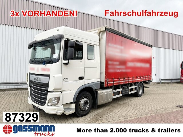 DAF XF 410 FA 4x2, Fahrschule, 2x AHK, 6 Sitze - Vrachtwagen met open laadbak: afbeelding 1 DAF XF 410 FA 4x2, Fahrschule, 2x AHK, 6 Sitze - Vrachtwagen met open laadbak: afbeelding 1