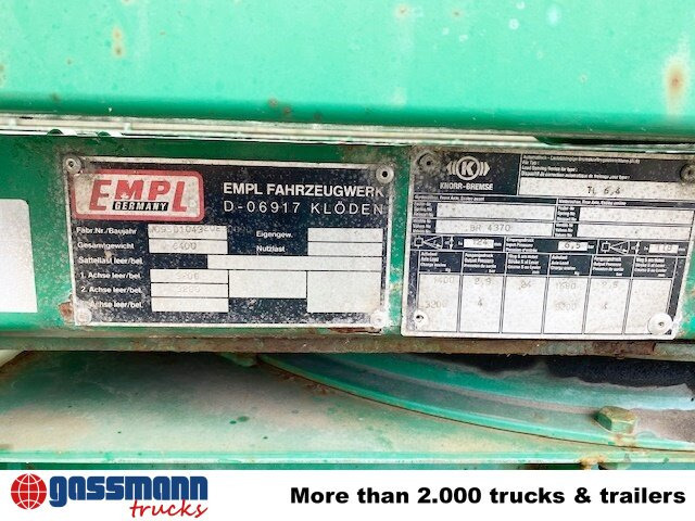 Empl TL 6,4 Spezial-Tiefladeanhänger, - Dieplader aanhangwagen: afbeelding 5 Empl TL 6,4 Spezial-Tiefladeanhänger, - Dieplader aanhangwagen: afbeelding 5