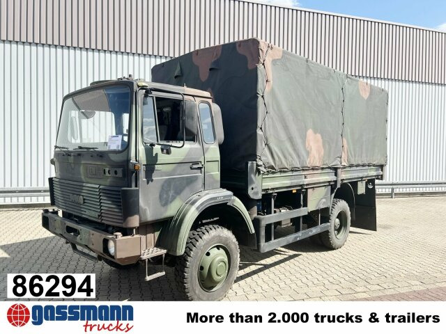 Iveco 110-17 AW 4x4, Ex-, Küche - Vrachtwagen met open laadbak: afbeelding 1 Iveco 110-17 AW 4x4, Ex-, Küche - Vrachtwagen met open laadbak: afbeelding 1