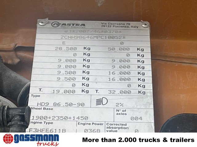Iveco ASTRA HD9 86.50-90 8x6, Unfallschaden, Cursor 13 - Chassis vrachtwagen: afbeelding 5 Iveco ASTRA HD9 86.50-90 8x6, Unfallschaden, Cursor 13 - Chassis vrachtwagen: afbeelding 5