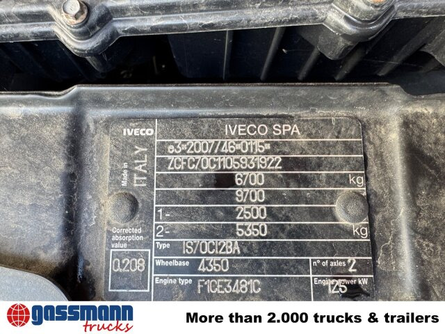 Iveco Daily 70C17 4x2 Doka, EEV, City-Abroller - Haakarmsysteem vrachtwagen: afbeelding 3 Iveco Daily 70C17 4x2 Doka, EEV, City-Abroller - Haakarmsysteem vrachtwagen: afbeelding 3