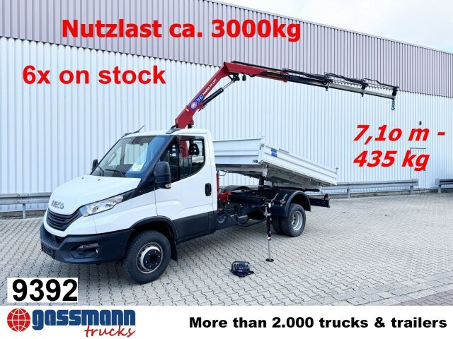 Iveco Daily 70C18H 4x2 mit Kran HMF 340-K3, Funk - Kipper vrachtwagen, Kraanwagen: afbeelding 1 Iveco Daily 70C18H 4x2 mit Kran HMF 340-K3, Funk - Kipper vrachtwagen, Kraanwagen: afbeelding 1