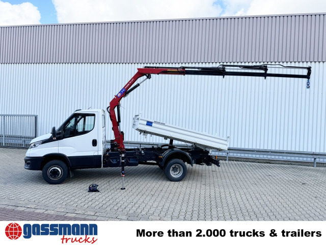 Iveco Daily 70C18H 4x2 mit Kran HMF 340-K3, Funk - Kipper vrachtwagen, Kraanwagen: afbeelding 4 Iveco Daily 70C18H 4x2 mit Kran HMF 340-K3, Funk - Kipper vrachtwagen, Kraanwagen: afbeelding 4