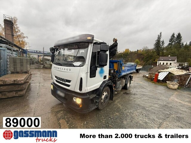 Iveco EuroCargo ML140E25K 4x2, EEV, Kran Hiab 077E-4 - Kipper vrachtwagen, Kraanwagen: afbeelding 1 Iveco EuroCargo ML140E25K 4x2, EEV, Kran Hiab 077E-4 - Kipper vrachtwagen, Kraanwagen: afbeelding 1