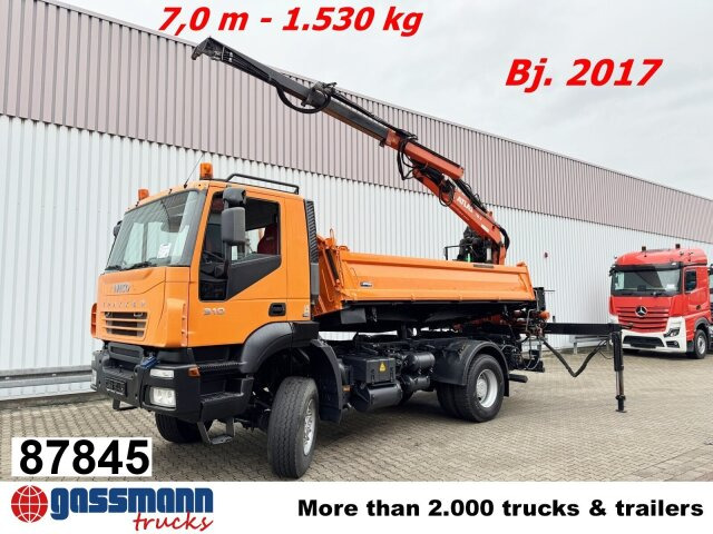 Iveco Trakker AD190T31W 4x4, absattelbarer Heckkran - Kipper vrachtwagen, Kraanwagen: afbeelding 1 Iveco Trakker AD190T31W 4x4, absattelbarer Heckkran - Kipper vrachtwagen, Kraanwagen: afbeelding 1