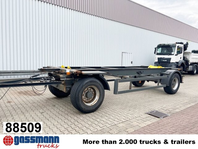 Kögel AWE 18, Ex-Fahrschule - Containertransporter/ Wissellaadbak aanhangwagen: afbeelding 1 Kögel AWE 18, Ex-Fahrschule - Containertransporter/ Wissellaadbak aanhangwagen: afbeelding 1