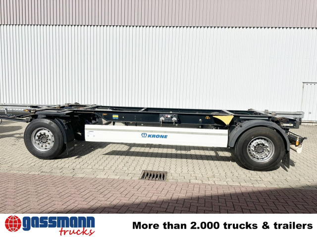 Containertransporter/ Wissellaadbak aanhangwagen Krone AZW 18: afbeelding 9