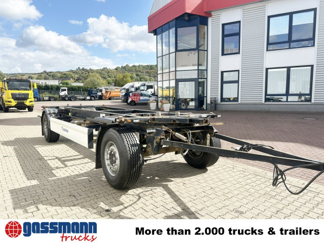 Containertransporter/ Wissellaadbak aanhangwagen Krone AZW 18: afbeelding 6