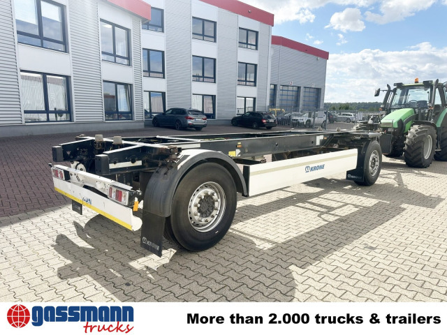 Containertransporter/ Wissellaadbak aanhangwagen Krone AZW 18: afbeelding 7
