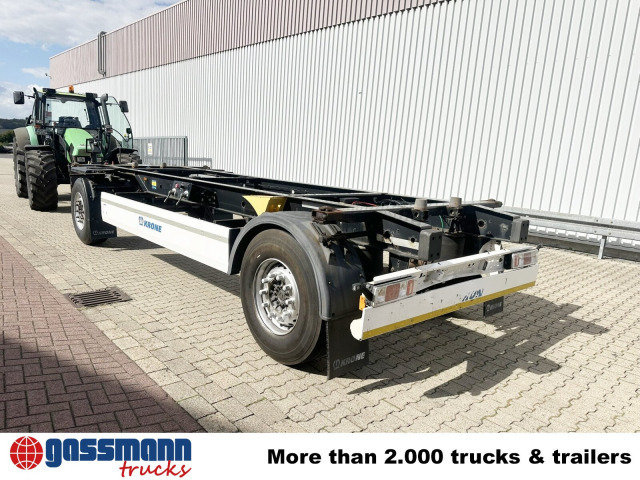 Containertransporter/ Wissellaadbak aanhangwagen Krone AZW 18: afbeelding 8