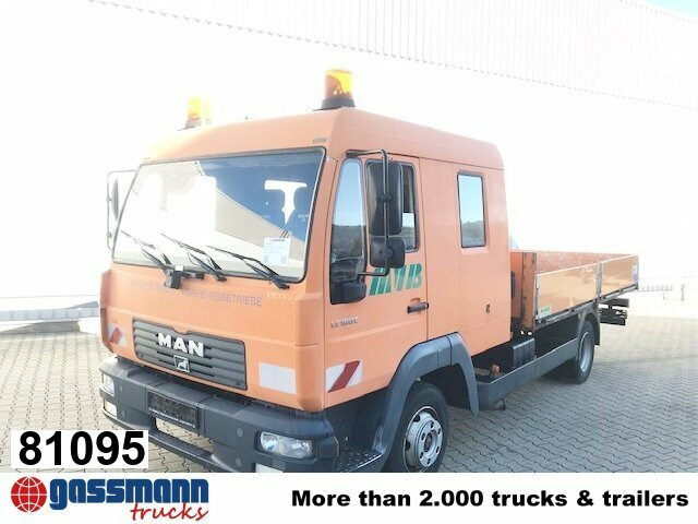 MAN LE 8.185 LC Doka 4x2 BB, 2x AHK - Vrachtwagen met open laadbak: afbeelding 1 MAN LE 8.185 LC Doka 4x2 BB, 2x AHK - Vrachtwagen met open laadbak: afbeelding 1