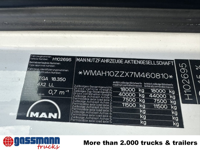 MAN TGA 18.350 4x2 LL, Fahrschulausstattung - Bakwagen: afbeelding 2 MAN TGA 18.350 4x2 LL, Fahrschulausstattung - Bakwagen: afbeelding 2