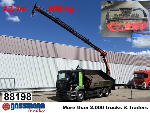 MAN TGA 26.363 6x4 BB, PK 16502 C Kran, absattelbar, - Kipper vrachtwagen, Kraanwagen: afbeelding 1 MAN TGA 26.363 6x4 BB, PK 16502 C Kran, absattelbar, - Kipper vrachtwagen, Kraanwagen: afbeelding 1