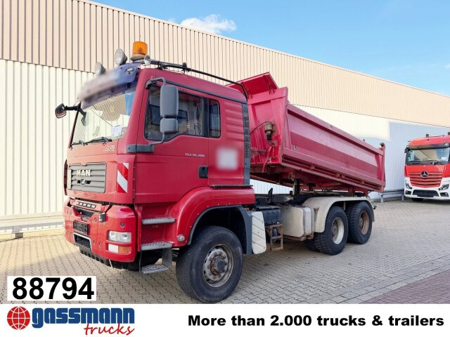 MAN TGA 26.480 6X6H BL, HydroDrive, Intarder, - Kipper vrachtwagen: afbeelding 1 MAN TGA 26.480 6X6H BL, HydroDrive, Intarder, - Kipper vrachtwagen: afbeelding 1