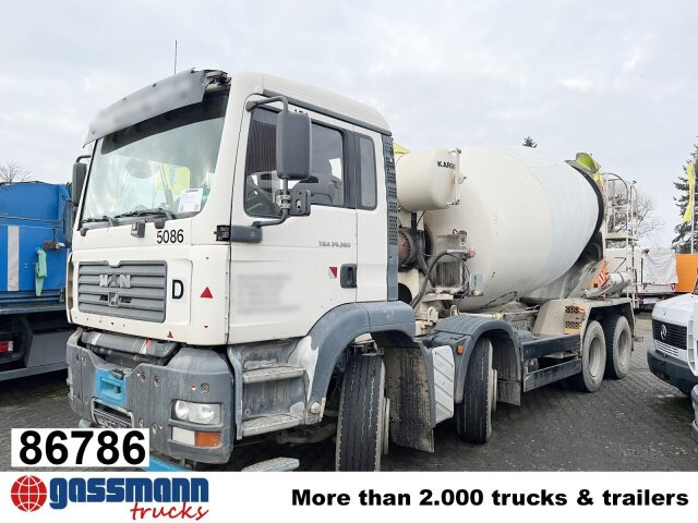 MAN TGA 35.360 8X4 BB, Betonmischer Karrena 10m³ - Betonmixer: afbeelding 1 MAN TGA 35.360 8X4 BB, Betonmischer Karrena 10m³ - Betonmixer: afbeelding 1