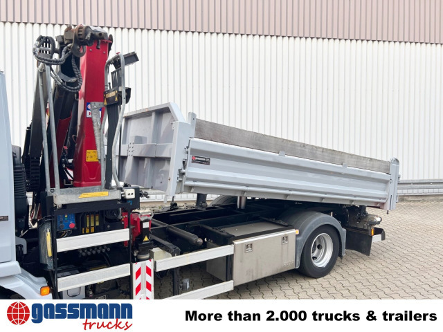 MAN TGL 12.180 4X2 BL mit Kran HMF 900-K1 - Kipper vrachtwagen, Kraanwagen: afbeelding 2 MAN TGL 12.180 4X2 BL mit Kran HMF 900-K1 - Kipper vrachtwagen, Kraanwagen: afbeelding 2