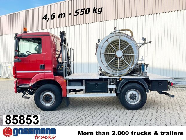 MAN TGM 13.250/340 4X4 BL, Kran Hiab 026 T-3, - Kraanwagen: afbeelding 1 MAN TGM 13.250/340 4X4 BL, Kran Hiab 026 T-3, - Kraanwagen: afbeelding 1