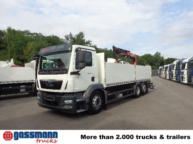 MAN TGM 26.340 6x2-4 LL,Lenk-Liftachse, Heckkran, - Vrachtwagen met open laadbak, Kraanwagen: afbeelding 4 MAN TGM 26.340 6x2-4 LL,Lenk-Liftachse, Heckkran, - Vrachtwagen met open laadbak, Kraanwagen: afbeelding 4
