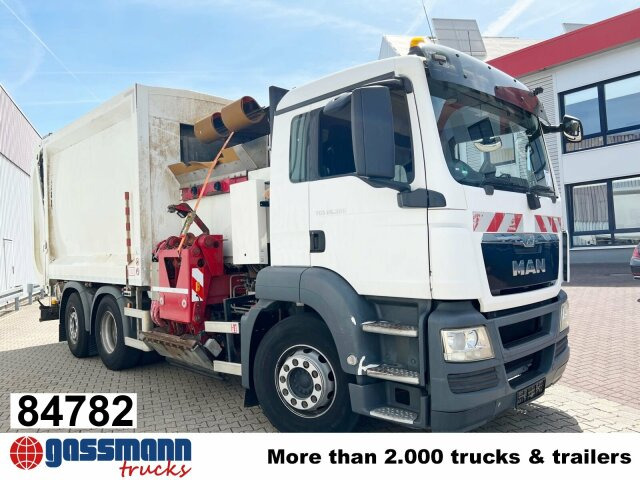 MAN TGS 26.320/400 6x2-4 LL, Rechtslenker, Retarder, - Vuilniswagen: afbeelding 1 MAN TGS 26.320/400 6x2-4 LL, Rechtslenker, Retarder, - Vuilniswagen: afbeelding 1