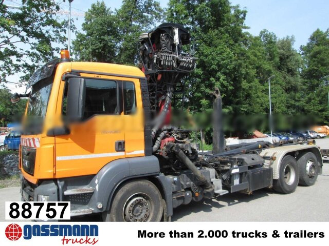 MAN TGS 26.400 6x2-4 BL, Lenk-/Liftachse, Kran - Haakarmsysteem vrachtwagen, Kraanwagen: afbeelding 1 MAN TGS 26.400 6x2-4 BL, Lenk-/Liftachse, Kran - Haakarmsysteem vrachtwagen, Kraanwagen: afbeelding 1