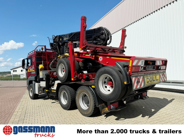 Houttransport, Kraanwagen MAN TGS 26.540 6X4 BL, Intarder, Kran Epsilon: afbeelding 12