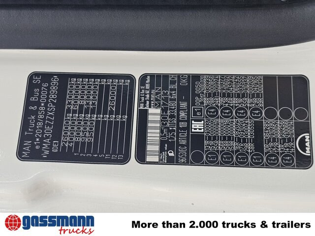 MAN TGS 33.480 6x4 BL CH, Nebenantrieb - Chassis vrachtwagen: afbeelding 2 MAN TGS 33.480 6x4 BL CH, Nebenantrieb - Chassis vrachtwagen: afbeelding 2