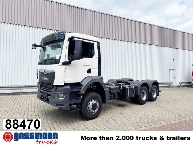 MAN TGS 33.480 6x6 BB CH, Hohe Bauart, Nebenantrieb - Chassis vrachtwagen: afbeelding 1 MAN TGS 33.480 6x6 BB CH, Hohe Bauart, Nebenantrieb - Chassis vrachtwagen: afbeelding 1