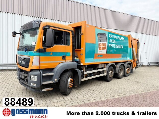 MAN TGS 35.360 8x2-6 BL, 2x Lenkachse, Zöller - Vuilniswagen: afbeelding 1 MAN TGS 35.360 8x2-6 BL, 2x Lenkachse, Zöller - Vuilniswagen: afbeelding 1