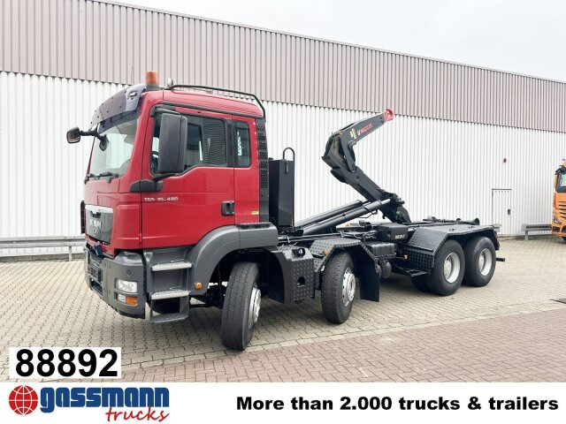 MAN TGS 35.400 8x4 BL, Schub-Knick bis 6,5m - Haakarmsysteem vrachtwagen: afbeelding 1 MAN TGS 35.400 8x4 BL, Schub-Knick bis 6,5m - Haakarmsysteem vrachtwagen: afbeelding 1