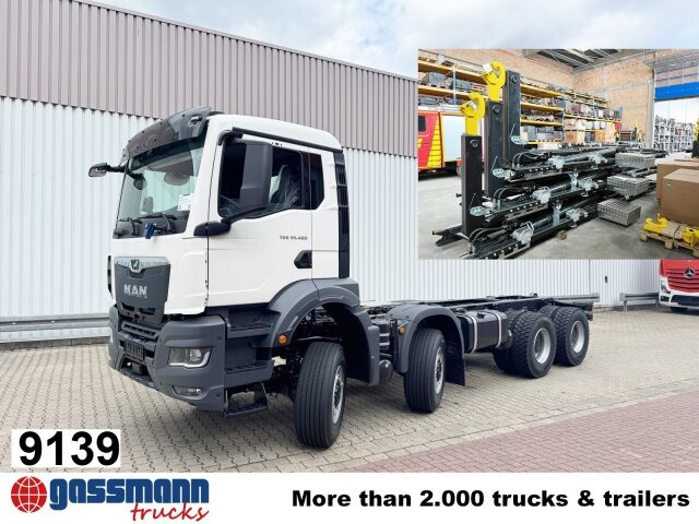 MAN TGS 35.480 8x8 BB CH, Hohe Bauart, Nebenantrieb - Haakarmsysteem vrachtwagen: afbeelding 1 MAN TGS 35.480 8x8 BB CH, Hohe Bauart, Nebenantrieb - Haakarmsysteem vrachtwagen: afbeelding 1