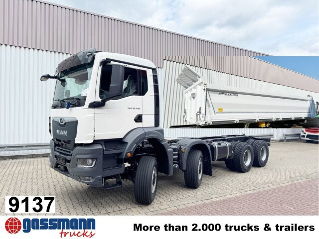 MAN TGS 35.480 8x8 BB CH, Hohe Bauart, Nebenantrieb - Kipper vrachtwagen: afbeelding 1 MAN TGS 35.480 8x8 BB CH, Hohe Bauart, Nebenantrieb - Kipper vrachtwagen: afbeelding 1