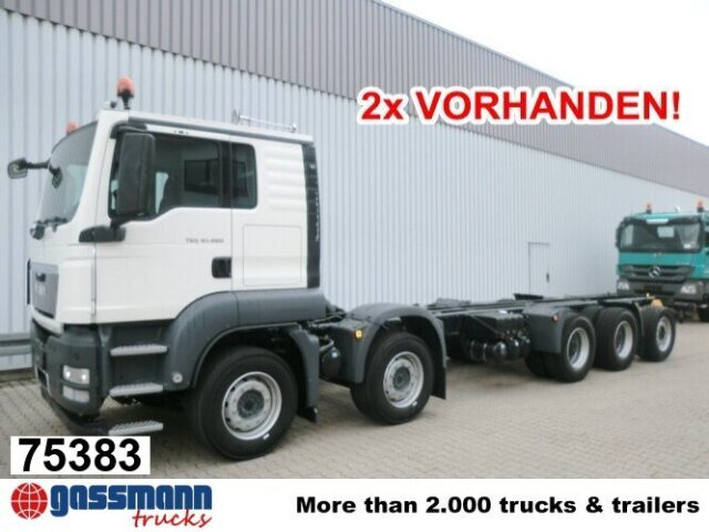 MAN TGS 50.480 BB 10x4, 2x VORHANDEN! - Chassis vrachtwagen: afbeelding 1 MAN TGS 50.480 BB 10x4, 2x VORHANDEN! - Chassis vrachtwagen: afbeelding 1