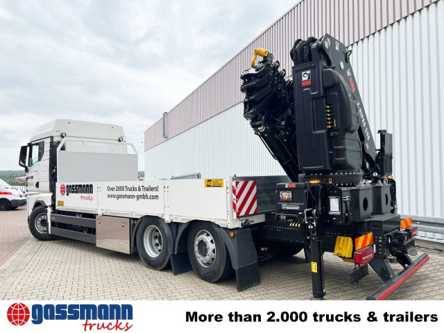 Nieuw Vrachtwagen met open laadbak, Kraanwagen MAN TGX 26.510 6x2-4 LL, Kran Hiab X-HiPro 548 E-8,: afbeelding 15