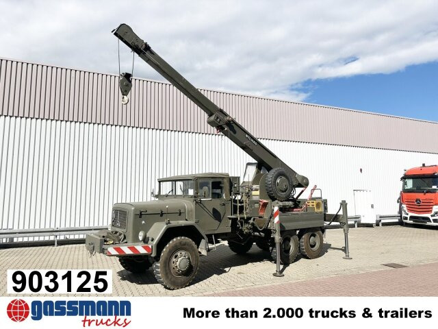 Magirus Deutz Jupiter 178D15A 6X6, -Kran,Wilhag - Veegwagen: afbeelding 1 Magirus Deutz Jupiter 178D15A 6X6, -Kran,Wilhag - Veegwagen: afbeelding 1