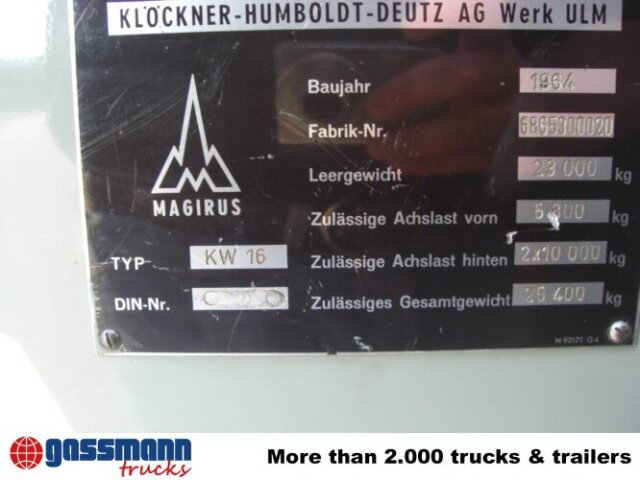 Magirus Deutz Magirus Uranus 250D 22 KW16 - Brandweerwagen, Kraanwagen: afbeelding 4 Magirus Deutz Magirus Uranus 250D 22 KW16 - Brandweerwagen, Kraanwagen: afbeelding 4