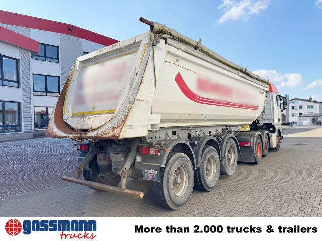 Kipper oplegger Meiller MHPS 12/27, Stahlmulde ca. 26m³, Liftachse: afbeelding 8