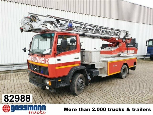 Mercedes-Benz 1114 4x2 DLK 18-12 CC Drehleiter, 24 Meter - Brandweerwagen: afbeelding 1 Mercedes-Benz 1114 4x2 DLK 18-12 CC Drehleiter, 24 Meter - Brandweerwagen: afbeelding 1