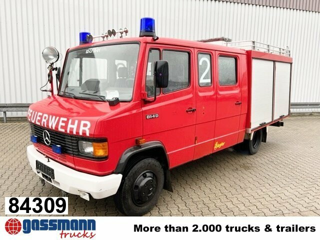 Mercedes-Benz 814 D 4x2 Doka, TLF 8 - Brandweerwagen: afbeelding 1 Mercedes-Benz 814 D 4x2 Doka, TLF 8 - Brandweerwagen: afbeelding 1