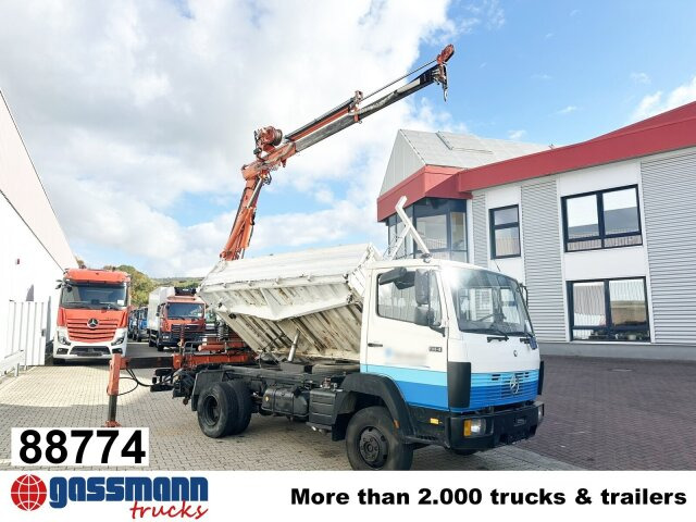 Mercedes-Benz 914 K 4x2, Kran Atlas 60.1, Funk - Kipper vrachtwagen, Kraanwagen: afbeelding 1 Mercedes-Benz 914 K 4x2, Kran Atlas 60.1, Funk - Kipper vrachtwagen, Kraanwagen: afbeelding 1