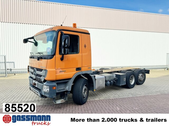 Mercedes-Benz Actros 2541 L 6x2, Lenk-/Liftachse - Chassis vrachtwagen: afbeelding 1 Mercedes-Benz Actros 2541 L 6x2, Lenk-/Liftachse - Chassis vrachtwagen: afbeelding 1