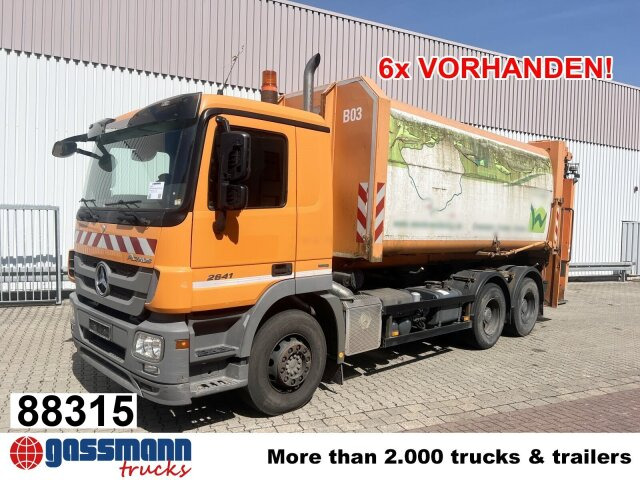 Mercedes-Benz Actros 2641/48 L 6x4, Seilabroller, Haller - Vuilniswagen: afbeelding 1 Mercedes-Benz Actros 2641/48 L 6x4, Seilabroller, Haller - Vuilniswagen: afbeelding 1