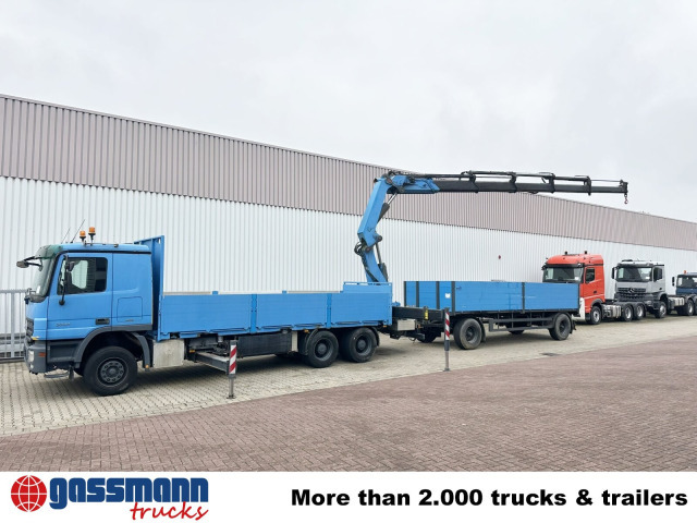 Mercedes-Benz Actros 2741 L 6x4, Twist-Lock ausz. auf 3m, - Vrachtwagen met open laadbak, Kraanwagen: afbeelding 3 Mercedes-Benz Actros 2741 L 6x4, Twist-Lock ausz. auf 3m, - Vrachtwagen met open laadbak, Kraanwagen: afbeelding 3