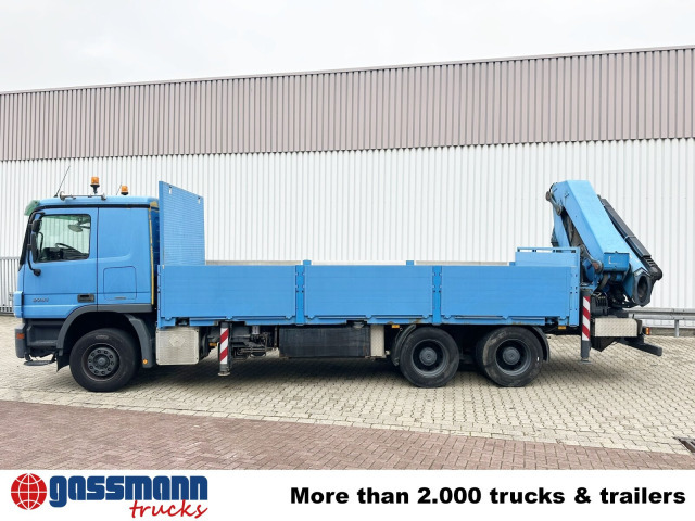 Mercedes-Benz Actros 2741 L 6x4, Twist-Lock ausz. auf 3m, - Vrachtwagen met open laadbak, Kraanwagen: afbeelding 2 Mercedes-Benz Actros 2741 L 6x4, Twist-Lock ausz. auf 3m, - Vrachtwagen met open laadbak, Kraanwagen: afbeelding 2